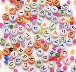Alphabet Multi Pastel Bead Kit, 300pc Pkg (Pack of 1)