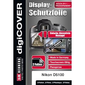 digiCOVER Basic - Protector de pantalla para Nikon D5100