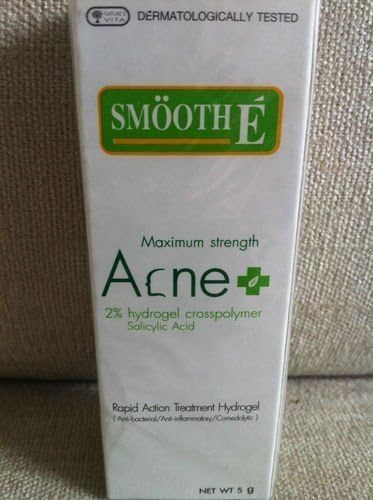 Smooth E Acne Cream Hydro Gel *** Maximum Strength *** (5g) Has Salicylic Acid Amazing of Thailand