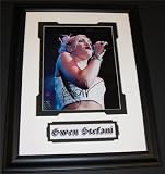 Gwen Stefani Autographed 8x10 Photo ~ Custom Framed