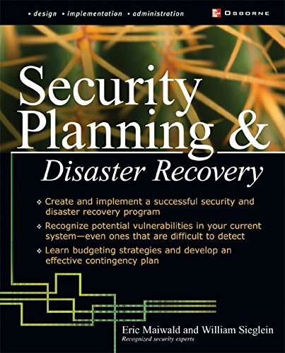 Security Planning and Disaster Recovery