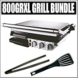 Breville 800GRXL Die-Cast Indoor Barbeque and Grill + Accessory Kit by Breville