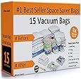 Home-Complete Space Saver Bags Storage Bundle (15 Items)