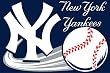 New York Yankees Tufted Floor Rug - MLB Baseball Fan Shop Sports Team Merchandise