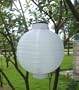 Unique Arts Solar Paper Lantern set of 4-White
