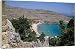 Lindos beach from the Acropolis - 40 Inch Canvas Print (101 cm) by Robert Harding Image