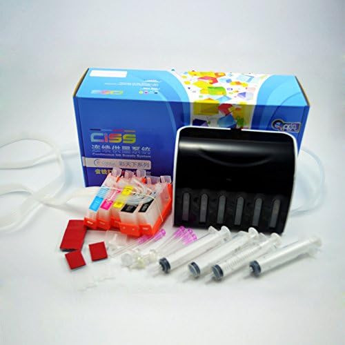 Inksky CISS CIS Continuous ink system FOR CANON Cartridges PGI-5BK CLI-8BK/8C/8M/8Y 5PCS FOR CANON printers PIXMA IP4200 IP4300 IP4500 IP5200 IP5300 MP500 MP530 MP600R MP610 MP800 MP810 MP830 MX850