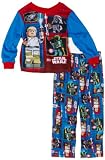 Ame Sleepwear Boys 2-7 Lego Star Wars 2 Piece Set, Blue, 4T