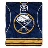 BSS - Buffalo Sabres NHL Royal Plush Raschel Blanket (Jersey Series) (50x60")"