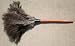 Genuine Ostrich Feather 20 Inch Duster with Wood Handle