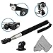 GoPro Pole by Goja - Extendable Telescopic Handheld Pole for GoPro Hero (1, 2, 3, 3+, 4) + MagicFiber Microfiber Cloth