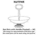 Franciscan Desert Rose (China, Flower Backstamp) Handled Footed Nut Dish, Fine China Dinnerware