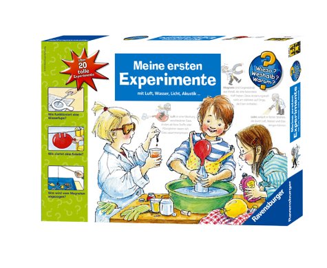 Childrens Toyshop  Spielwaren : Ravensburger Meine ersten Experimente. Experimentierkasten Über 20 tolle Experimente mit Luft, Wasser, Licht, Akustik...