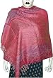 Neck Wrap in Wool & Blend Silk 72 x 27 inches (jwstl468)