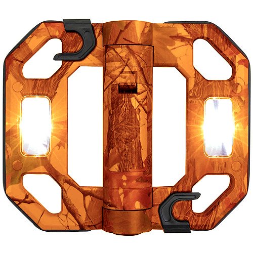 Cooper Lighting Might-D-Light 125O LED Mini Folding Work Light, Orange Camo