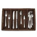 Lenox British Colonial Metal 65-Piece Flatware Place Setting with Caddy, Service for 12