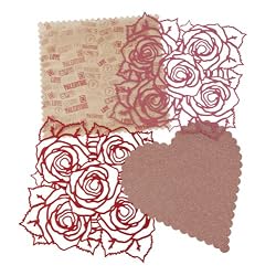 Martha Stewart Crafts Rose And Heart Die-Cut Sheets