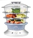 Tefal Vitamin Plus VC400415 Steamer, 3 Tier, Graphite