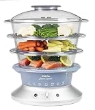Tefal Vitamin Plus VC400415 Steamer, 3 Tier, Graphite