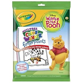 Crayola Color Wonder Winnie the Pooh Coloring Book and Fingerpaints by Binney & Smith