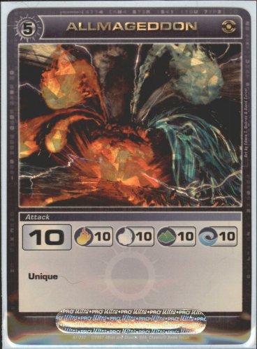ALLMAGEDDON Chaotic Premium Edition Season 1 Super Rare Gold Foil Card & Unused Code (Random Stats)