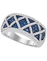 0.78CTW BLUE DIAMOND FASHION BAND