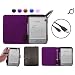 Kindle LANTERN Case Cover Pouch (Black & Purple) with Night Light & Wrist Strap for New Amazon Kindle now with FREE USB Charger Lead Cable for the ALL New 2011 4th Generation Kindle / New 6" inch Wi-Fi Kindle eReader, from G-HUB