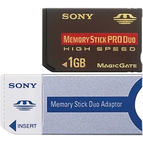 SONY MSX-M1GN 1GB High Speed Memory Stick(R) PRO Duo Media ( Red )
