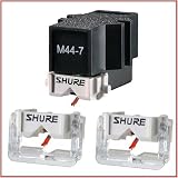 Shure M44 - 7 Standard DJ Turntable Competition Cartridge + 2 Shure N44 - 7 Stylus - B0020IDWSC