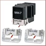 Shure M44-7 Standard DJ Turntable Competition Cartridge + 2 Shure N44-7 Stylus