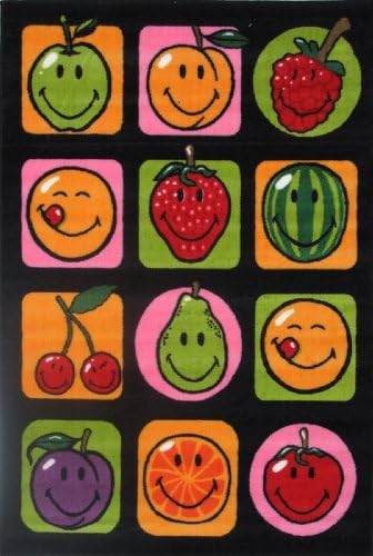 Fun Rugs SW-18 3958 Smiley World Fruitti