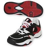 Prince T9 Roadster Tennis Shoes (Junior) Black/Red/White