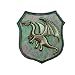Drache 5,4 cm * 6 cm B�gelbild Aufn�her Applikation M�rchen Drachen Zauberer