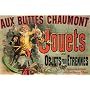 JOUETS TOYS GIRL CHILD PLAY FRENCH FRIENDS SHOW SMALL VINTAGE POSTER REPRO