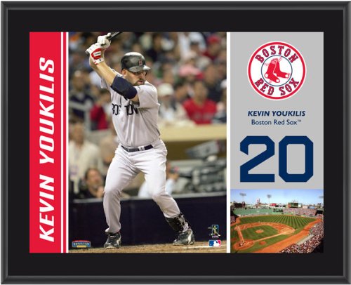 Kevin Youkilis Plaque | Details: Boston Red Sox, Sublimated, 10x13, MLB Plaque