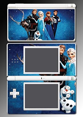 Frozen Movie Queen Elsa Priness Anna Olaf Snowman Video Game Vinyl Decal Skin Protector Cover Sticker for Nintendo DS Lite