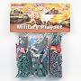 'Mini' Plastic Army Men Military Playset ~ Over 250 Pieces! 22mm Figures (15/16 inch) and Vehicles! Near HO scale.