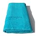 Wellness Saunatuch Uni bestickt 70x200 cm, Farbe: t�rkis - blau, Material: 500g/m�, 100 % Baumwolle