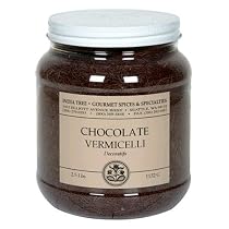 India Tree Chocolate Vermicelli, 43.2-Ounce Unit
