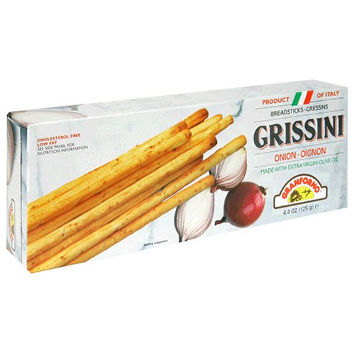 Granforno Breadsticks, Onion, 4.4-Ounce Boxes (Pack of 12) by Granforno