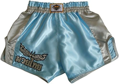 Katemanee Muay Thai Boxing Shorts Low-Waist Fit Retro Style KMRS-003 (XX-Large (Waist 34"))