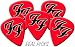 Foo Fighters Double Sided Full Colour Premium Guitar Picks x 5 Medium 0.71