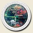Scentiment Coaster with saying ~ Families ~ vanilla aroma ~ gift bag and easel