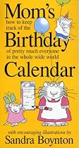 Mom's Birthday Calendar