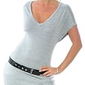 VERO MODA Tinklebell Longpulli metallic grau