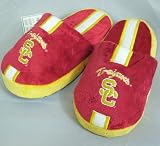 USC Trojans Youth Team Stripe Plush Slippers