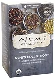 Numi Organic Tea, Numi's Collection - Assorted Full Leaf Tea and Teasan Teabags, 18-Count Box (Pack of 6)