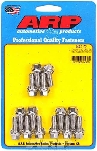 ARP 444-1102 Mopar 340-360 SS hex header bolt kit