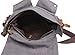 MONA Canvas Vintage Durable Men Travel Laptop School College Backpack Dark Grey