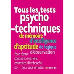 Tous les tests psychotechniques